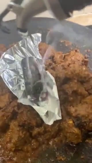 A picture of step 7 of Tawa Beef behari boti.