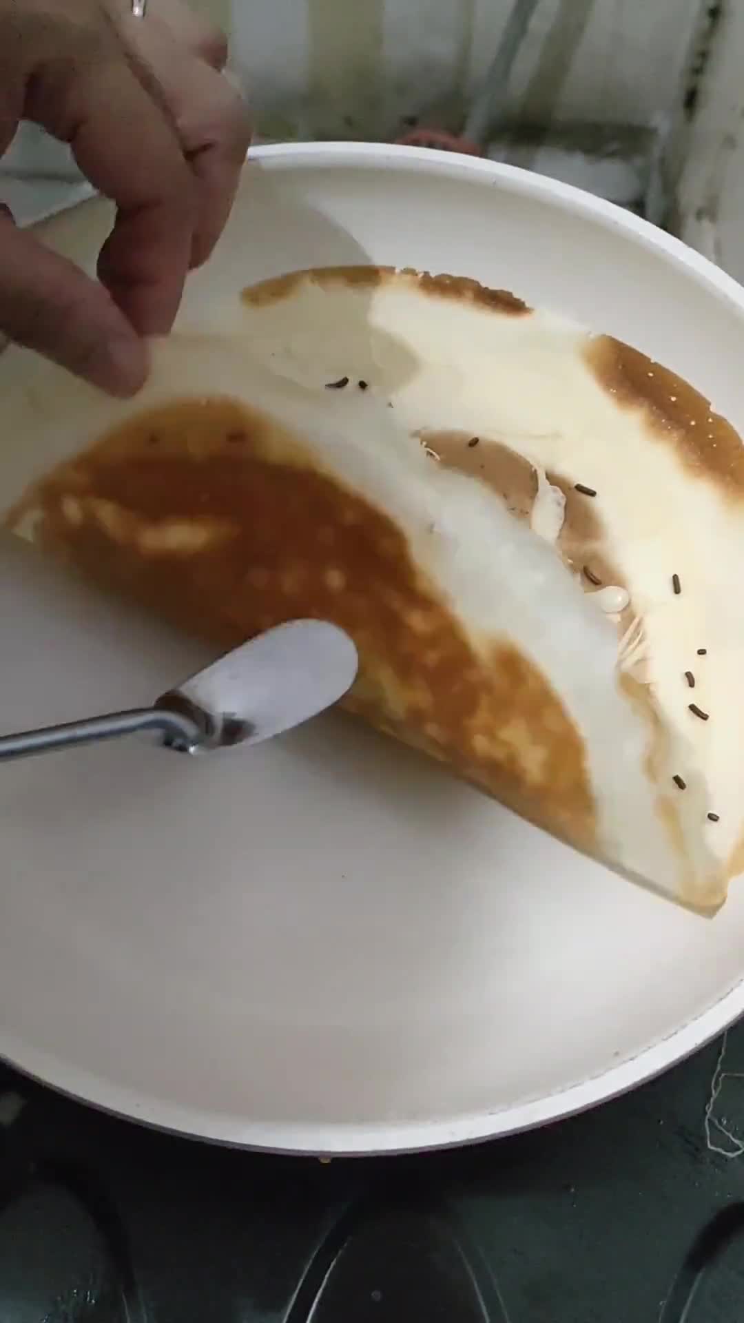 Foto langkah ke 4 dari resep Crispy Crepes.