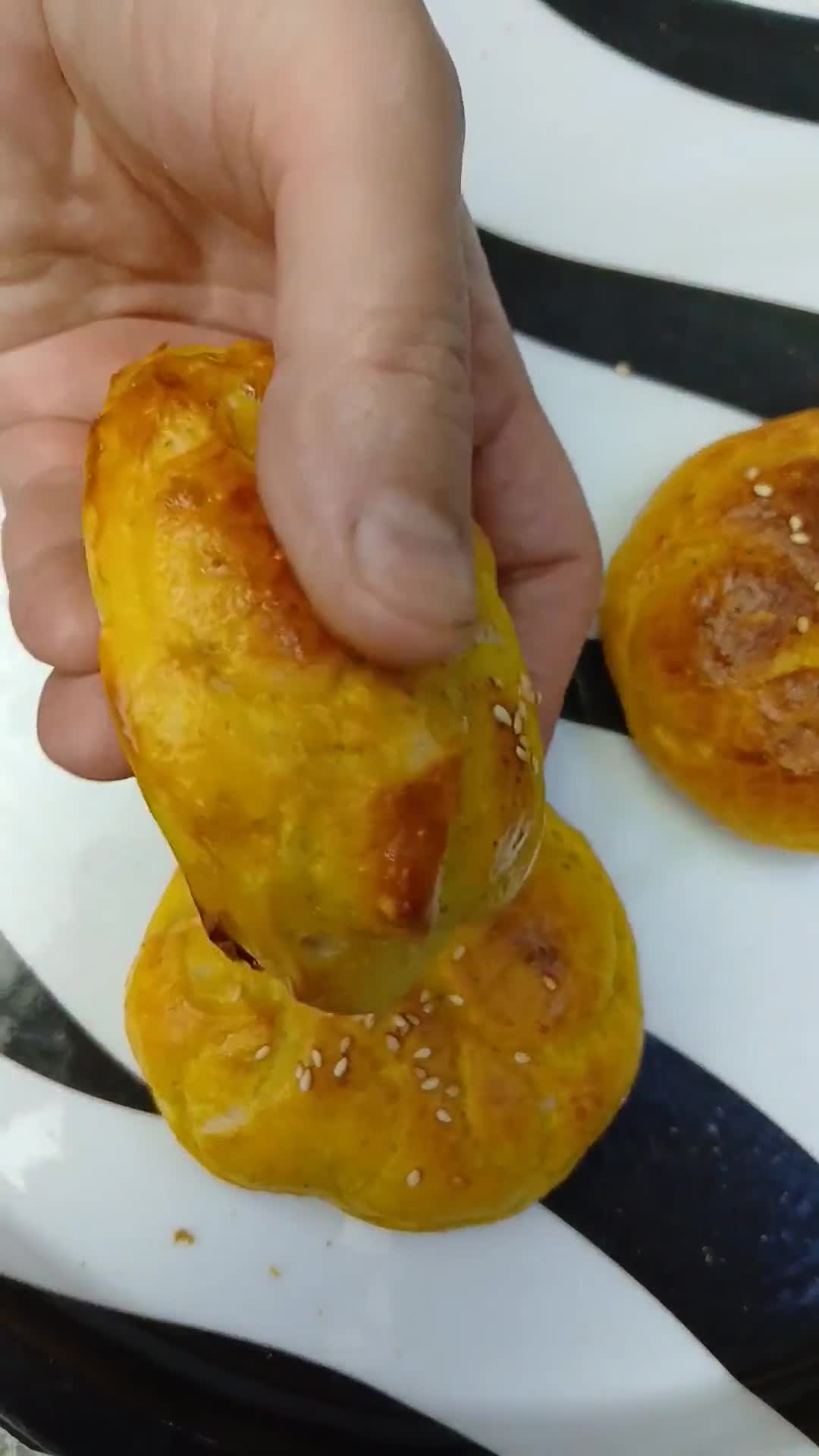 عکس مرحله 4 از دستور نان با آب پنیر و فر دستساز 🌸