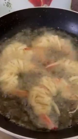 Gambar langkah 3 resipi 👩‍🍳Udang Sanggul.