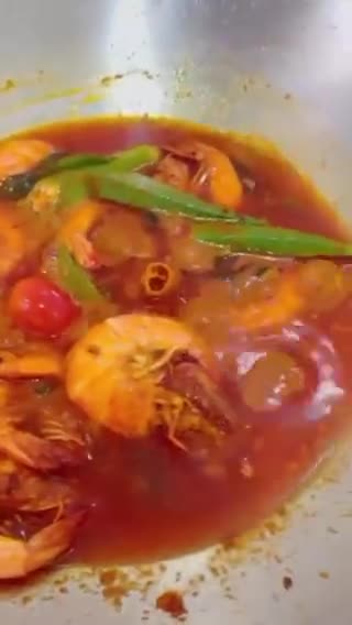 Gambar langkah 3 resipi 👩‍🍳Kari Udang tanpa Santan.