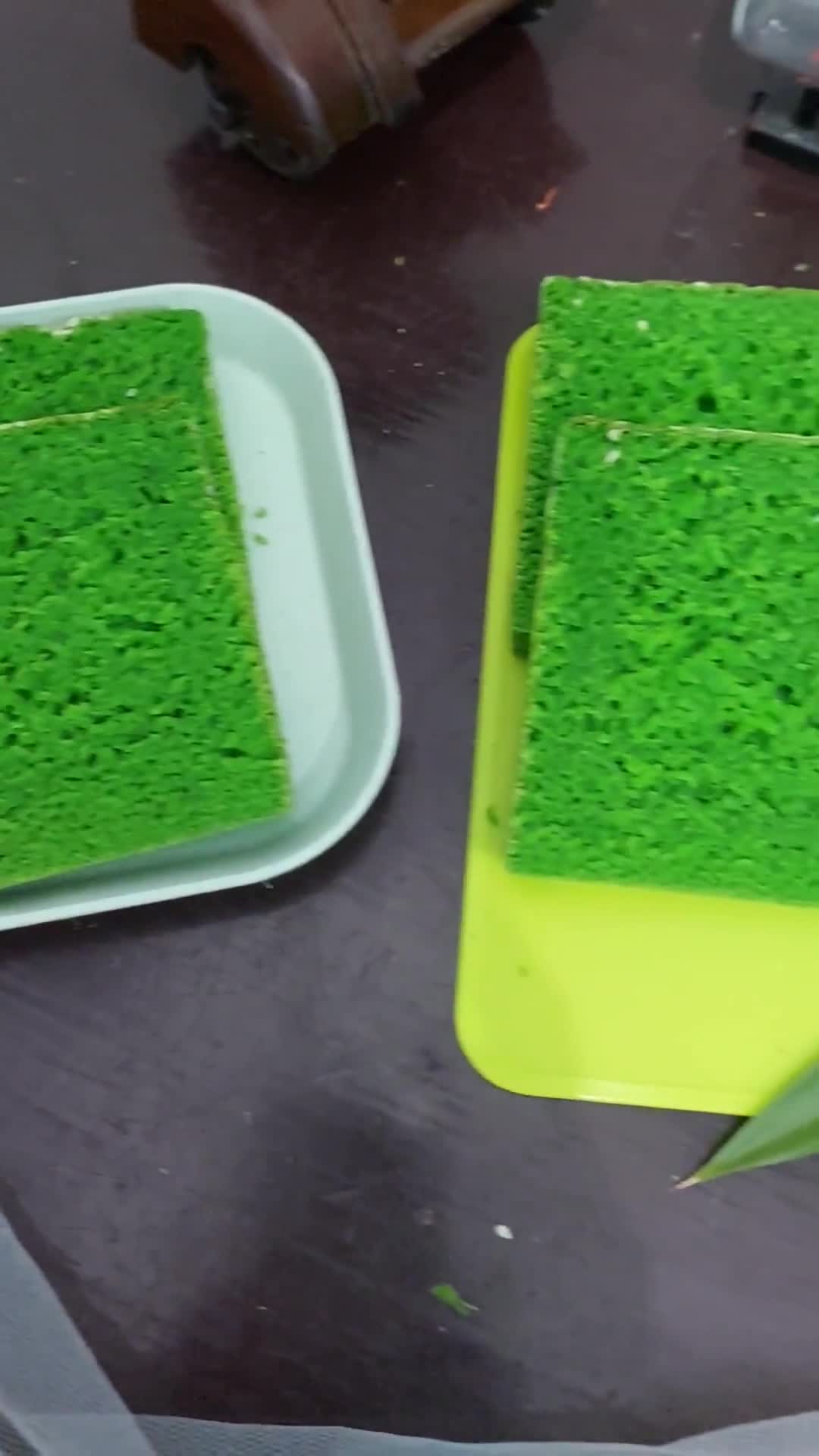 Foto langkah ke 8 dari resep Roti Tawar Pandan Gluten Free.