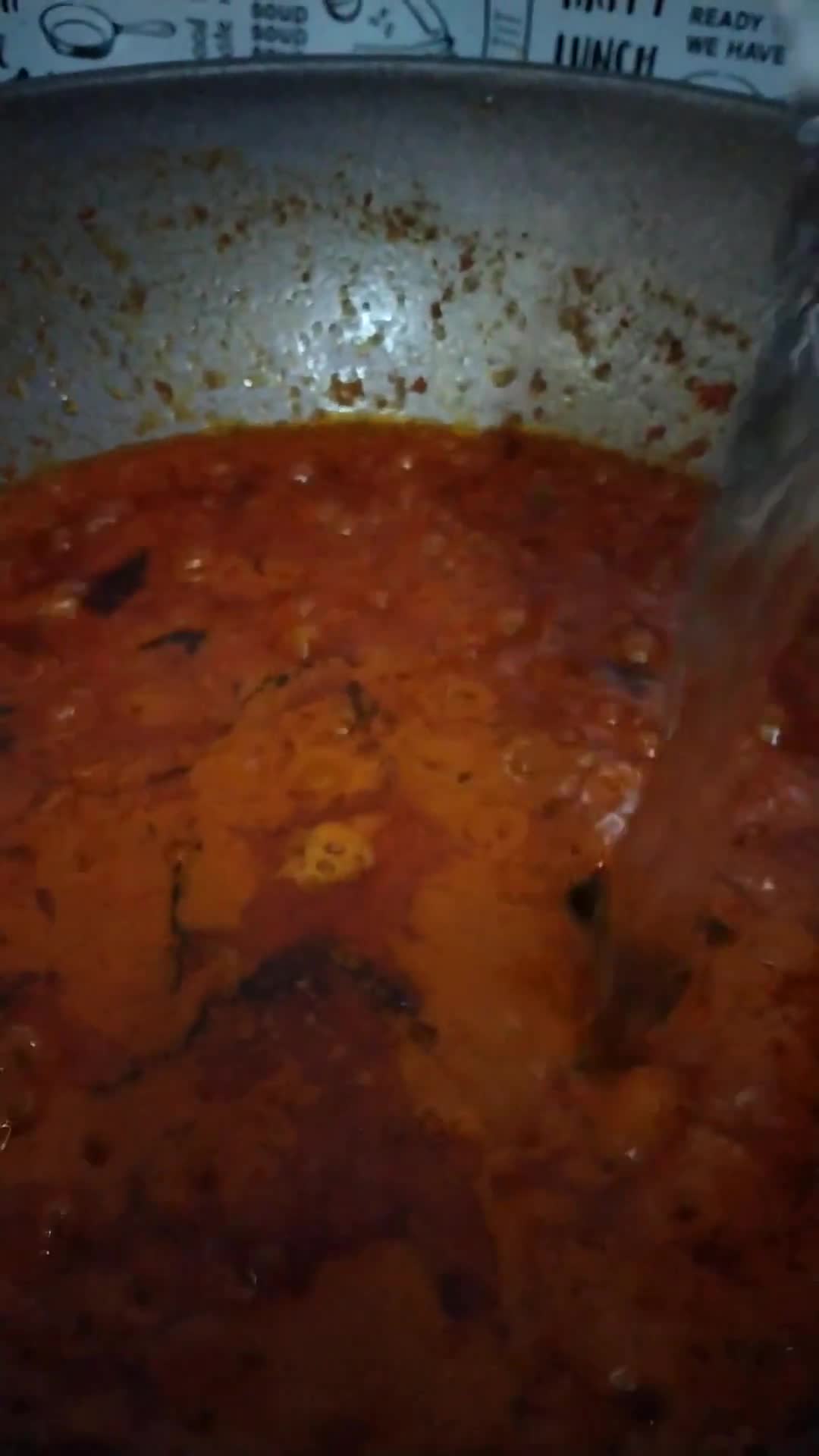Gambar langkah 1 resipi Kari kepala ikan.