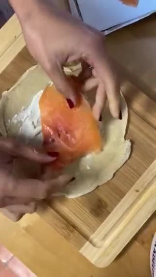 Foto del paso 5 de la receta: Crepes salados rellenos en freidora de aire