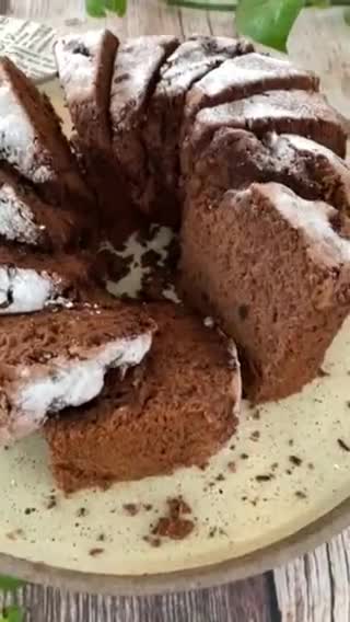 Foto langkah ke 17 dari resep Chocolate Chiffon Cake.
