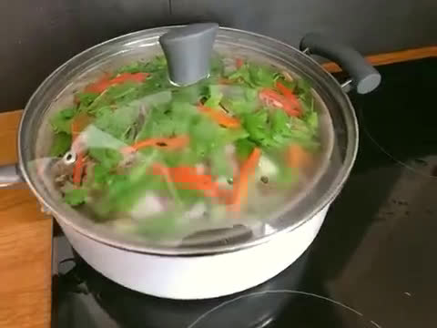 Hình bước làm 11 của món Phi Lê Cá Mú Chưng Tương Hột