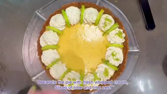 A picture of step 10 of Key Lime Pie.