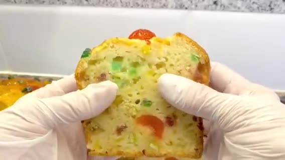 Foto del paso 11 de la receta: Plum cake con manzanas y frutas confitadas