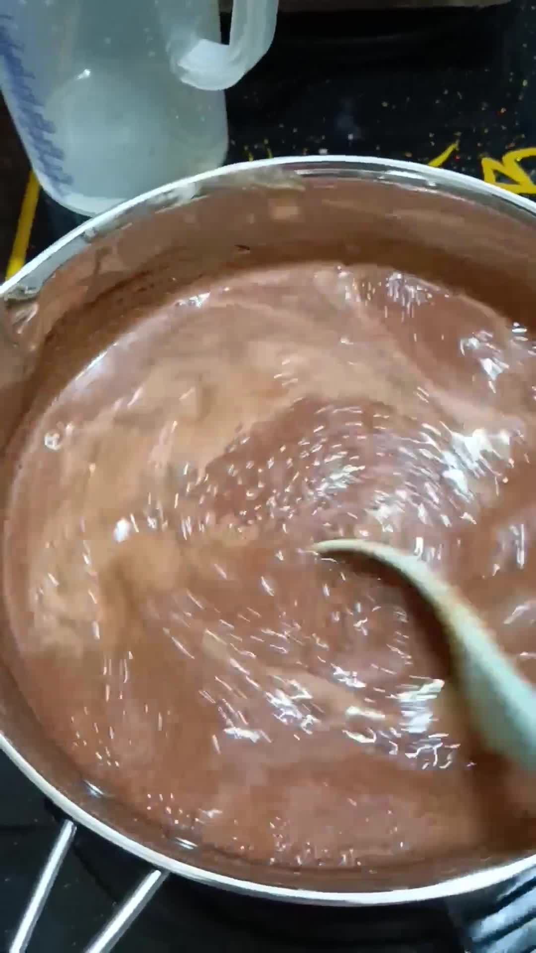 Foto langkah ke 3 dari resep Puding Teh Coklat Kopi Gula Aren.