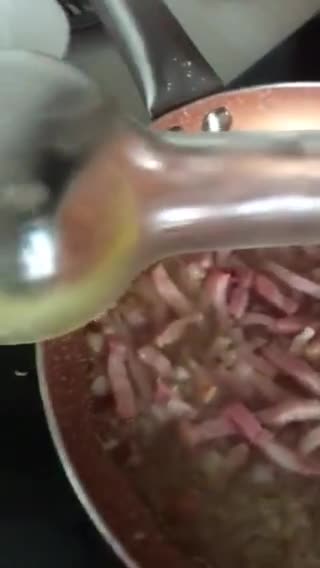 Foto del paso 5 de la receta: Spaghetti con salsa de cebolla y bacon ahumado