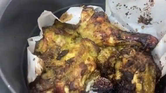 A picture of step 5 of Green base grilled Chicken.