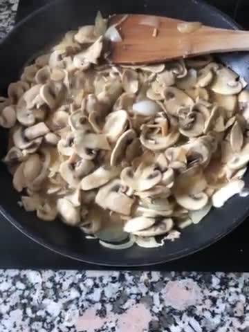 Foto del paso 4 de la receta: Crepes de espinacas y avena con champiñones