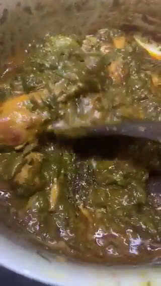 A picture of step 8 of Palak Chicken (Spinach Chicken).