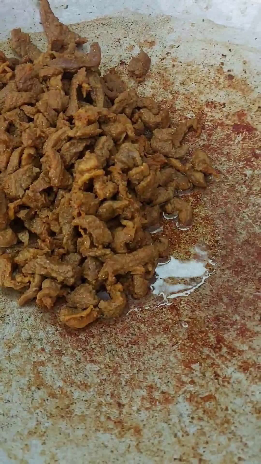 Gambar langkah 5 resipi Daging goreng kunyit (berjus).