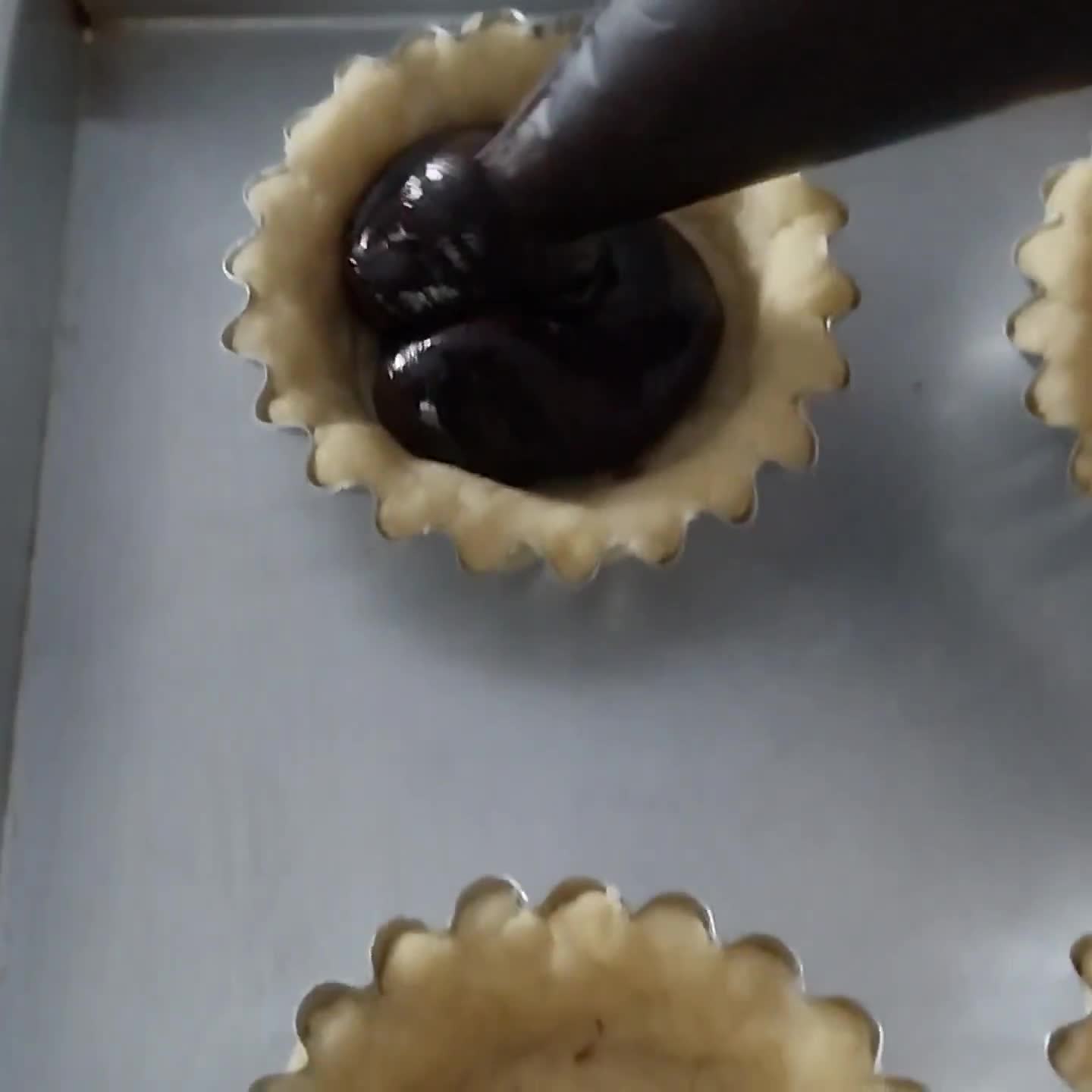 Foto langkah ke 3 dari resep 138. Pie Brownies Coffee.