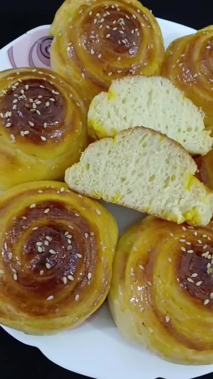 عکس مرحله 10 از دستور نان چند لایه کره ای 😋😍