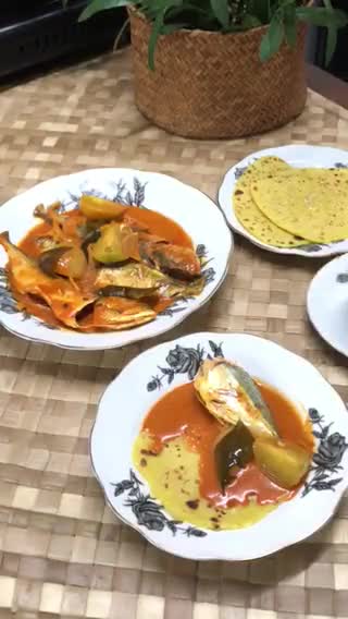 Gambar langkah 5 resipi Gulai Ikan Kembung.