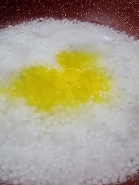 Gambar langkah 5 resipi Bubur Ubi Ungu.