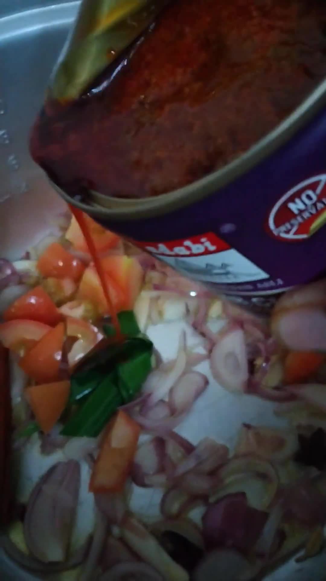 Gambar langkah 1 resipi Nasi kari kambing.