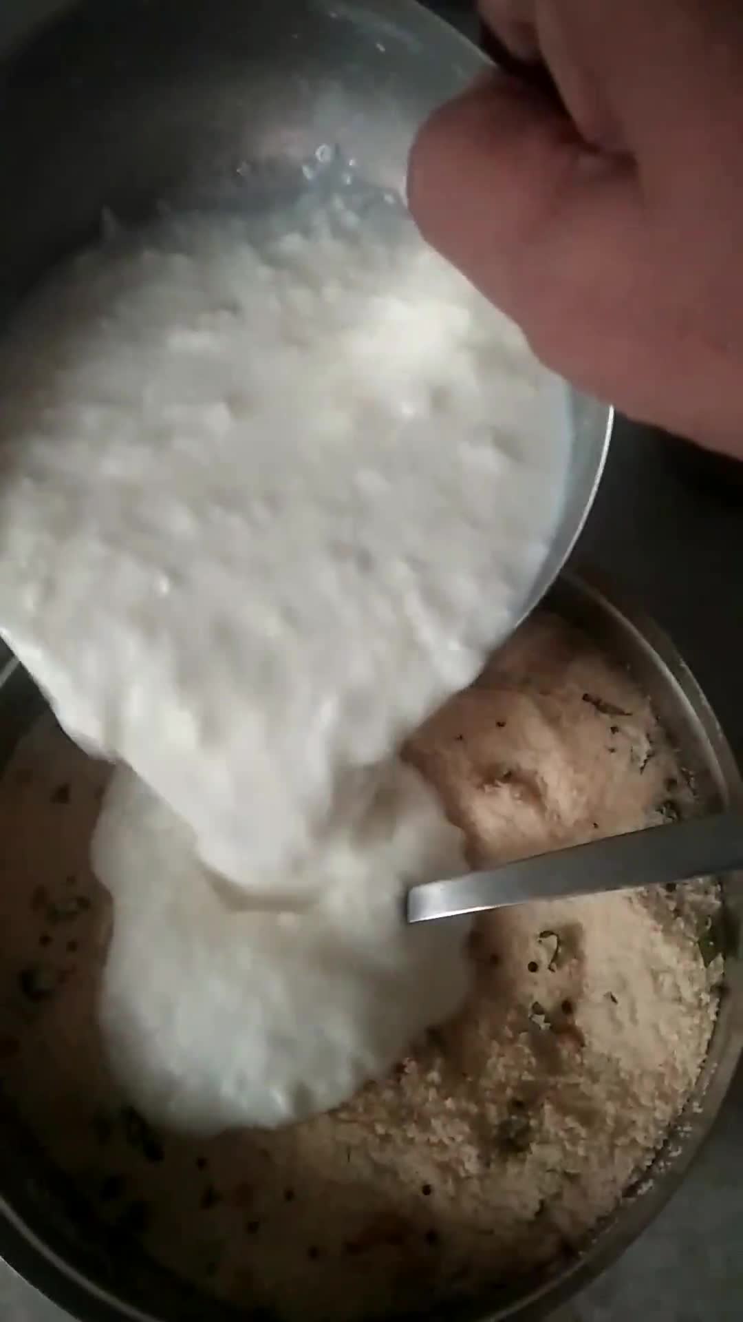 A picture of step 2 of Instant Rava Idly & Quick Sambhar.
