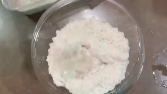 A picture of step 6 of Coconut and berries pudding with sago tapioca balls.
