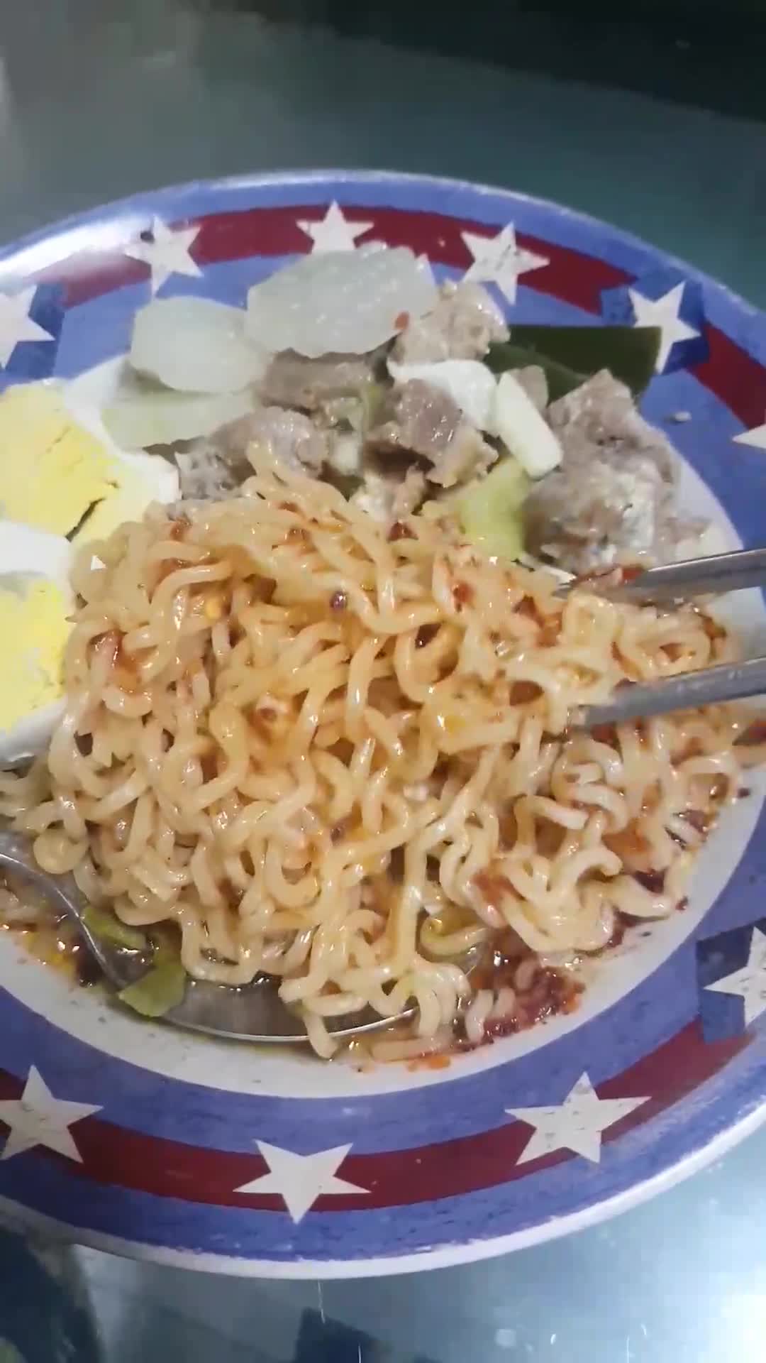 Foto langkah ke 6 dari resep Chilli Oil Noodles - Mie Pedas dengan Minyak Cabai.