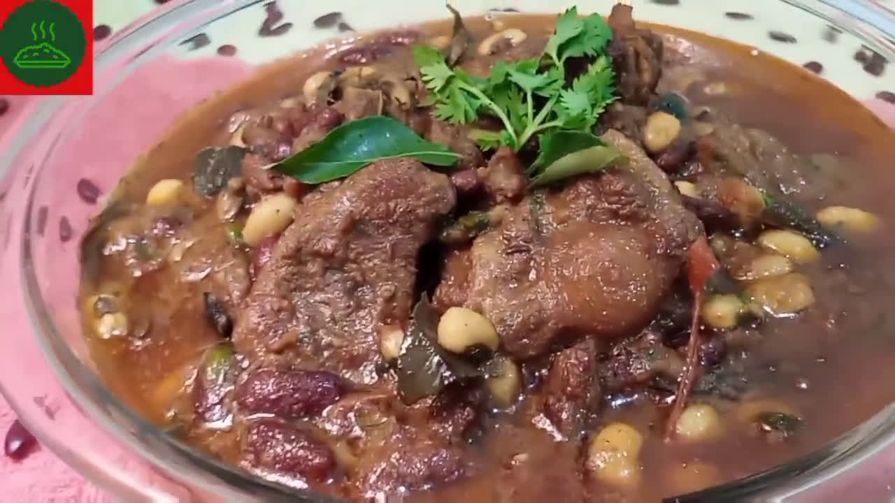 A picture of step 10 of Lobiya Gosht.