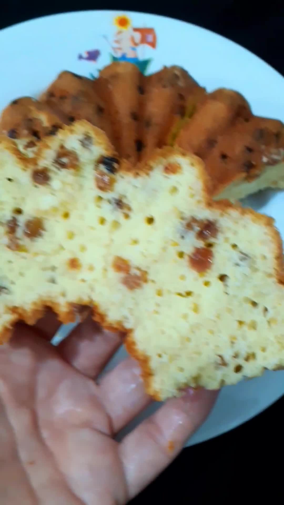 عکس مرحله 6 از دستور کیک کشمشی پرتقالی 😋😍
