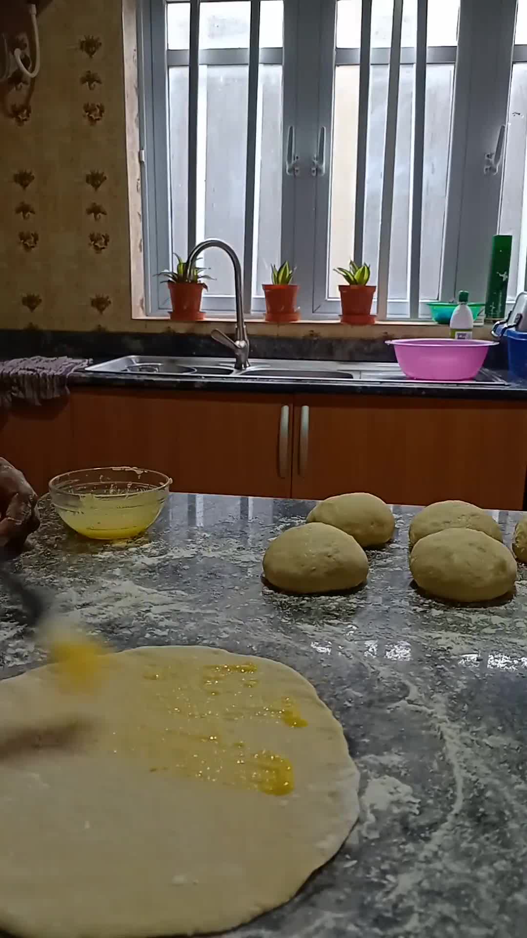 A picture of step 4 of Spiral bread rolls.
