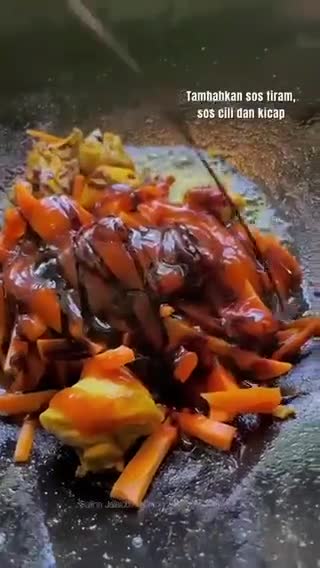 Gambar langkah 2 resipi Ayam Goreng Berlengas.