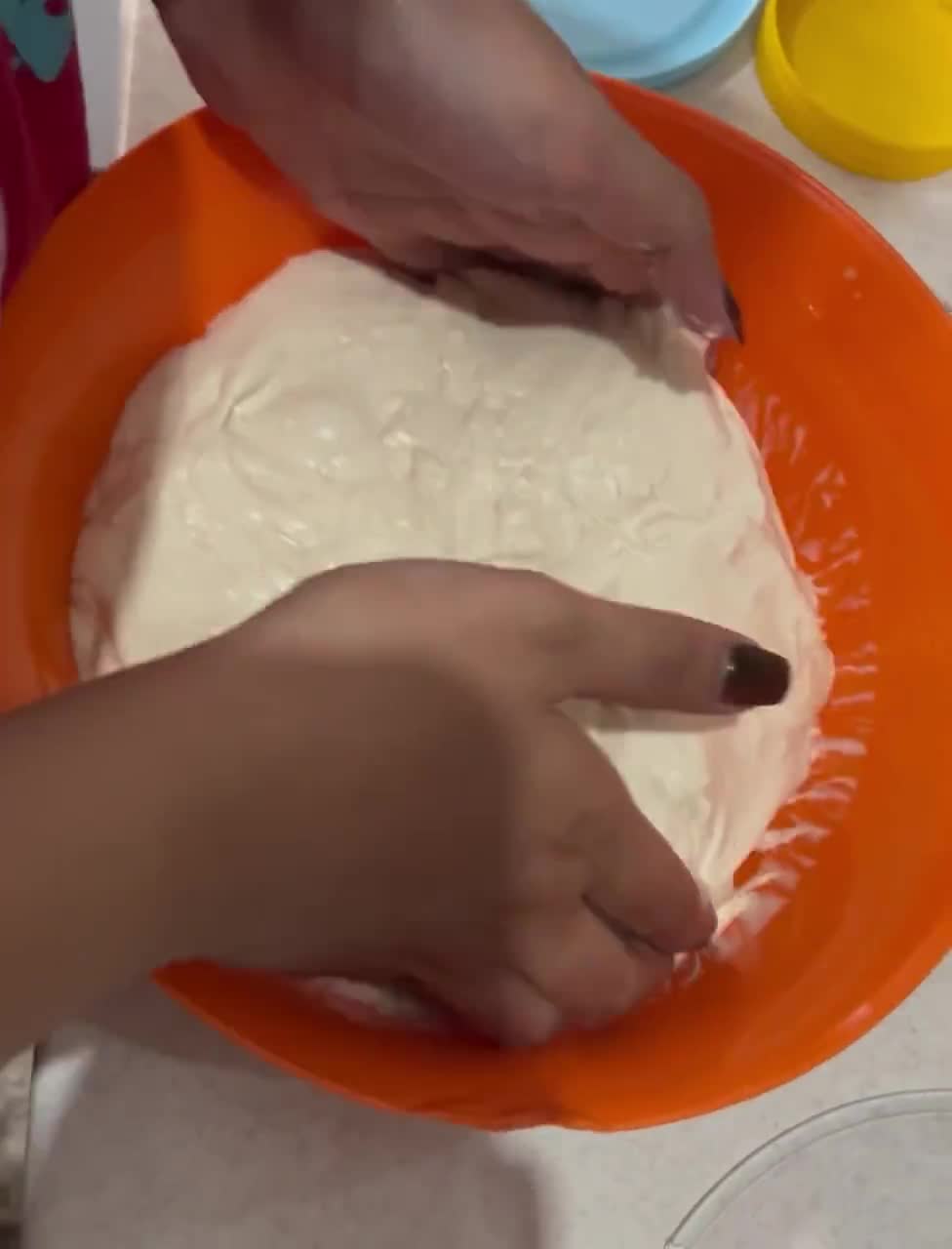 عکس مرحله 7 از دستور نان چاباتا بدون گلوتن با خمیر ترش 🍞