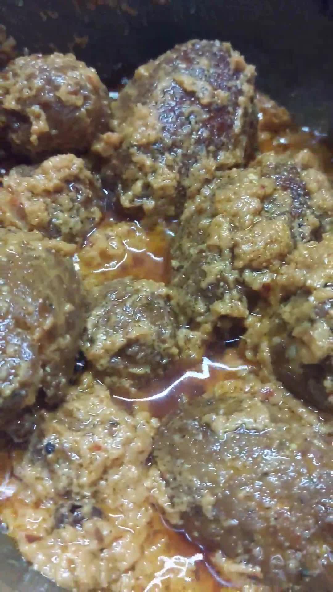 A picture of step 8 of Nargasi koftay.