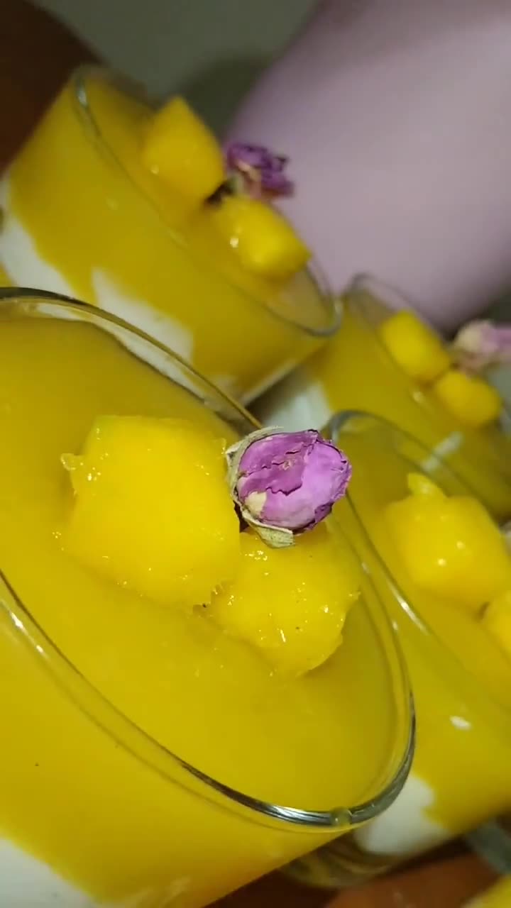 صورة لخطوة 1 من وصفة بودينغ المانجو 🥭🥭