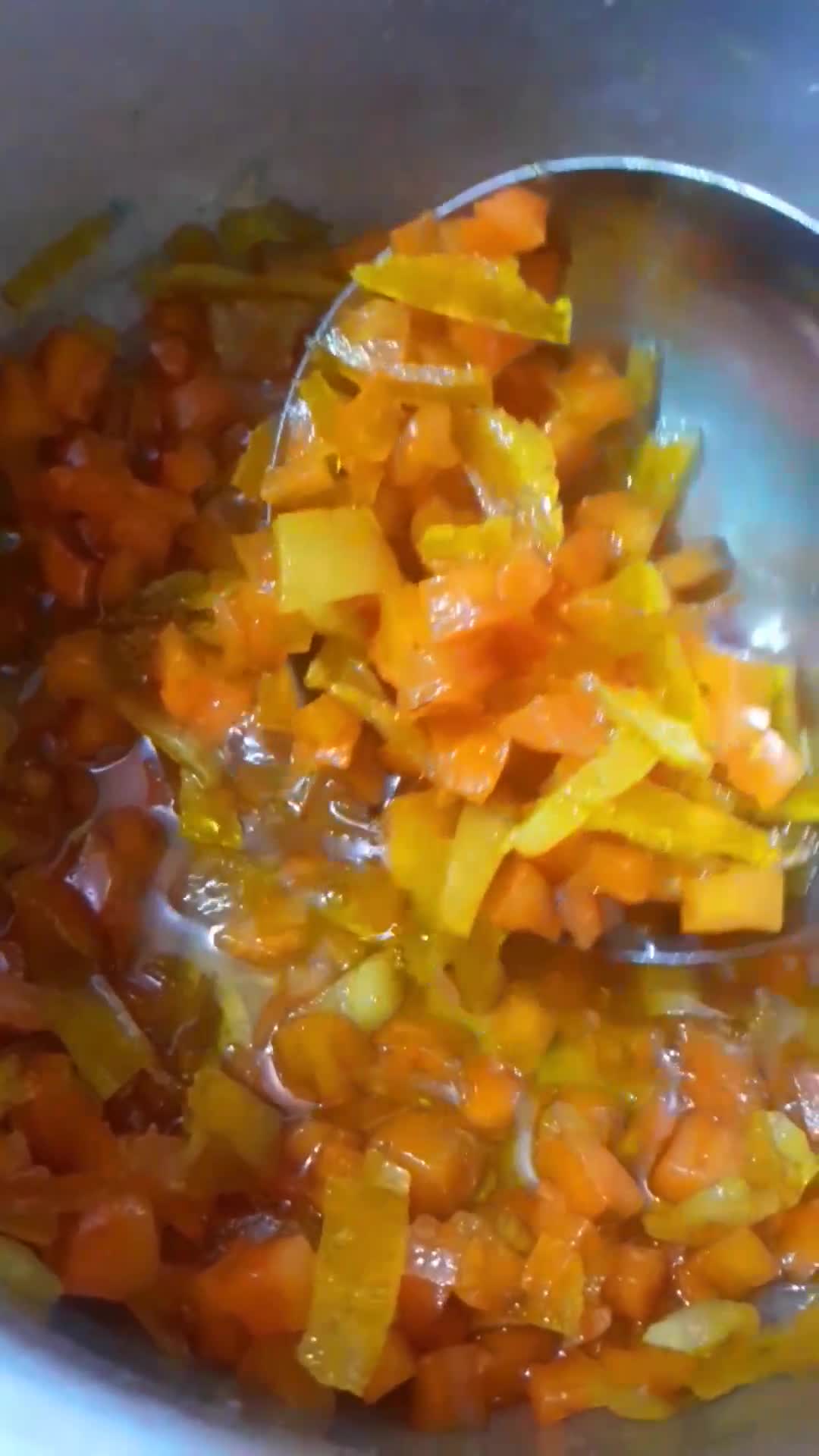 عکس مرحله 5 از دستور مربای هویج و پوست پرتقال 😋😍 #دور_نریزیم