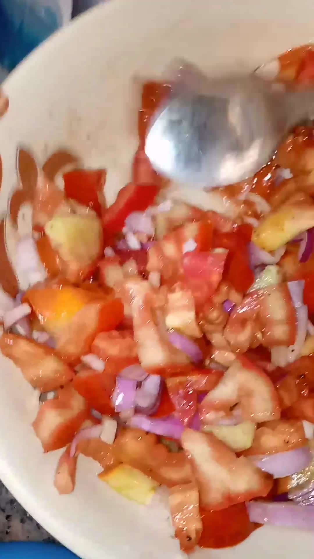 A picture of step 4 of Fried Yam.