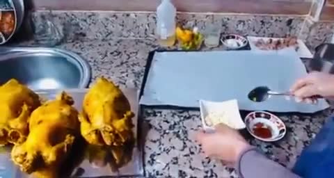 صورة لخطوة 12 من وصفة الدجاج محمر