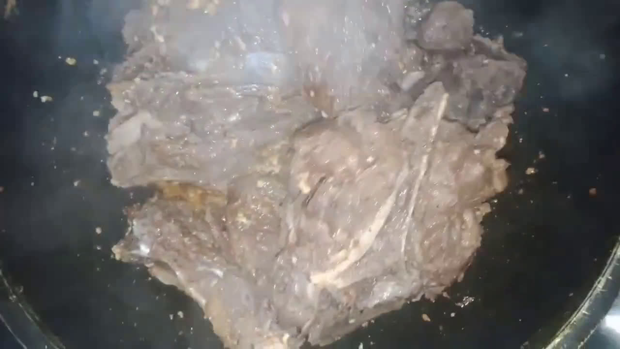 A picture of step 3 of Saudi style Rice with Chops.