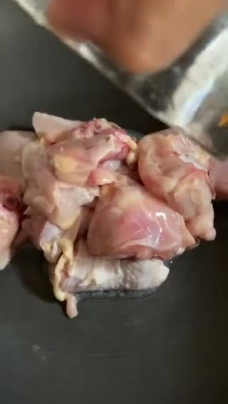 Gambar langkah 1 resipi Rendang Perak.