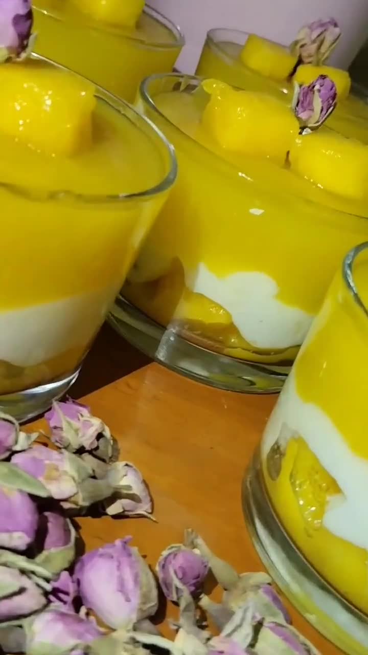 صورة لخطوة 6 من وصفة بودينغ المانجو 🥭🥭