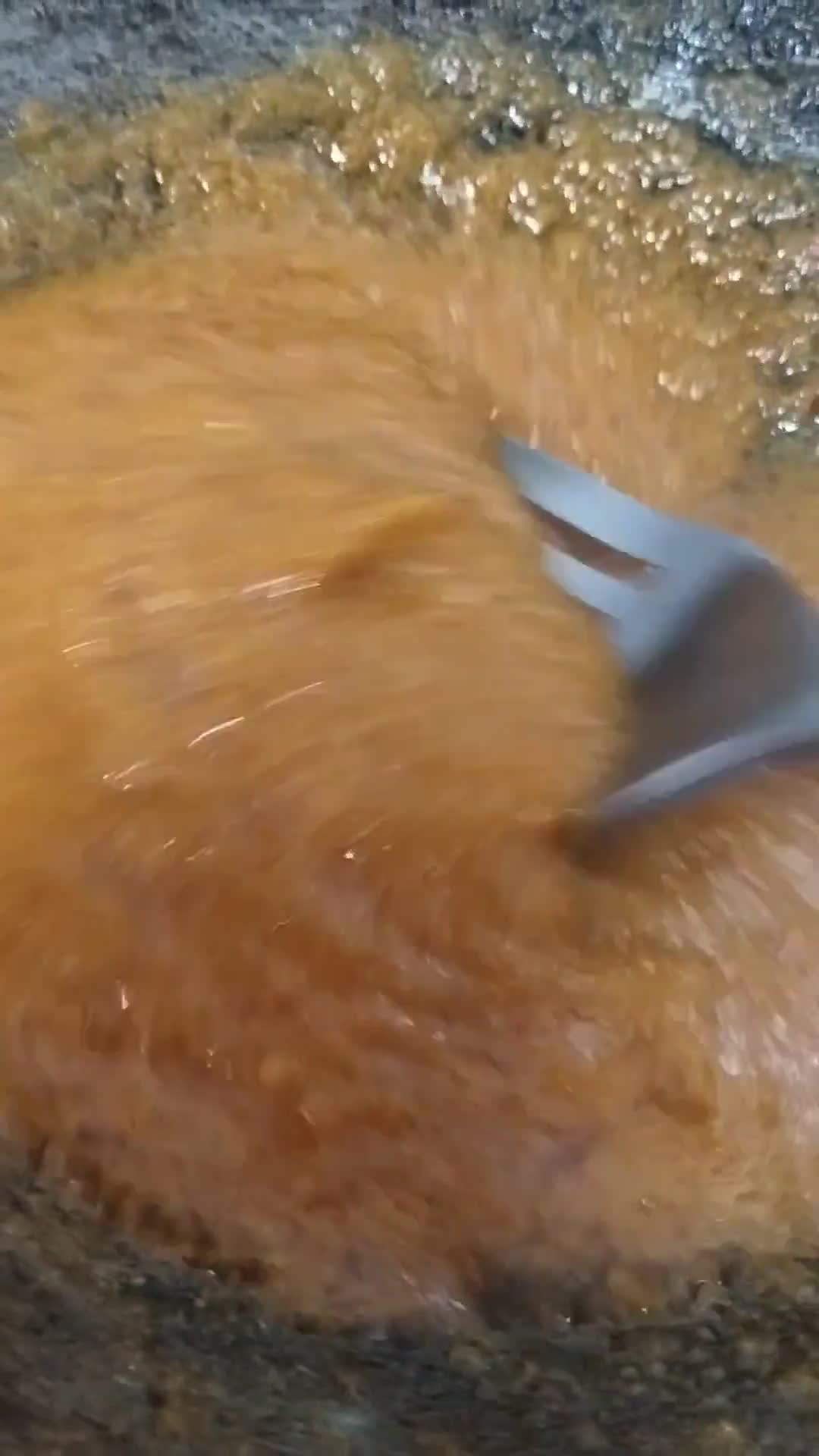 Gambar langkah 2 resipi Rendang kerang.