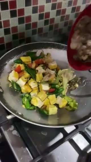 Foto langkah ke 3 dari resep Ati Ampela Masak Lombok Ijo.