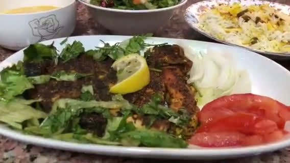 صورة لخطوة 4 من وصفة السلمون مع صلصة المسالا
