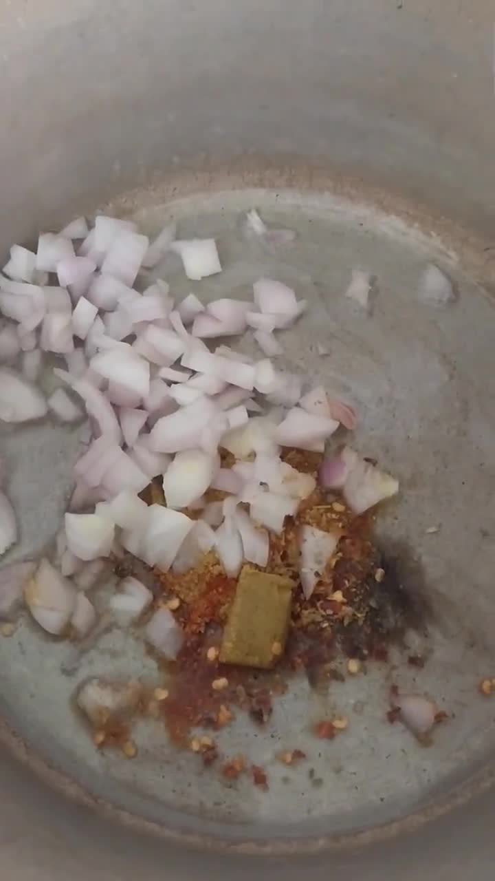 A picture of step 1 of Pumpkin,carrot and lentils soup.