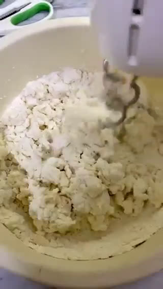 A picture of step 3 of Focaccia with stuffed chicken.