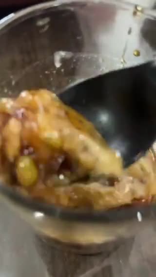 Gambar langkah 6 resipi Puding Kacang Hijau dan Sagu.