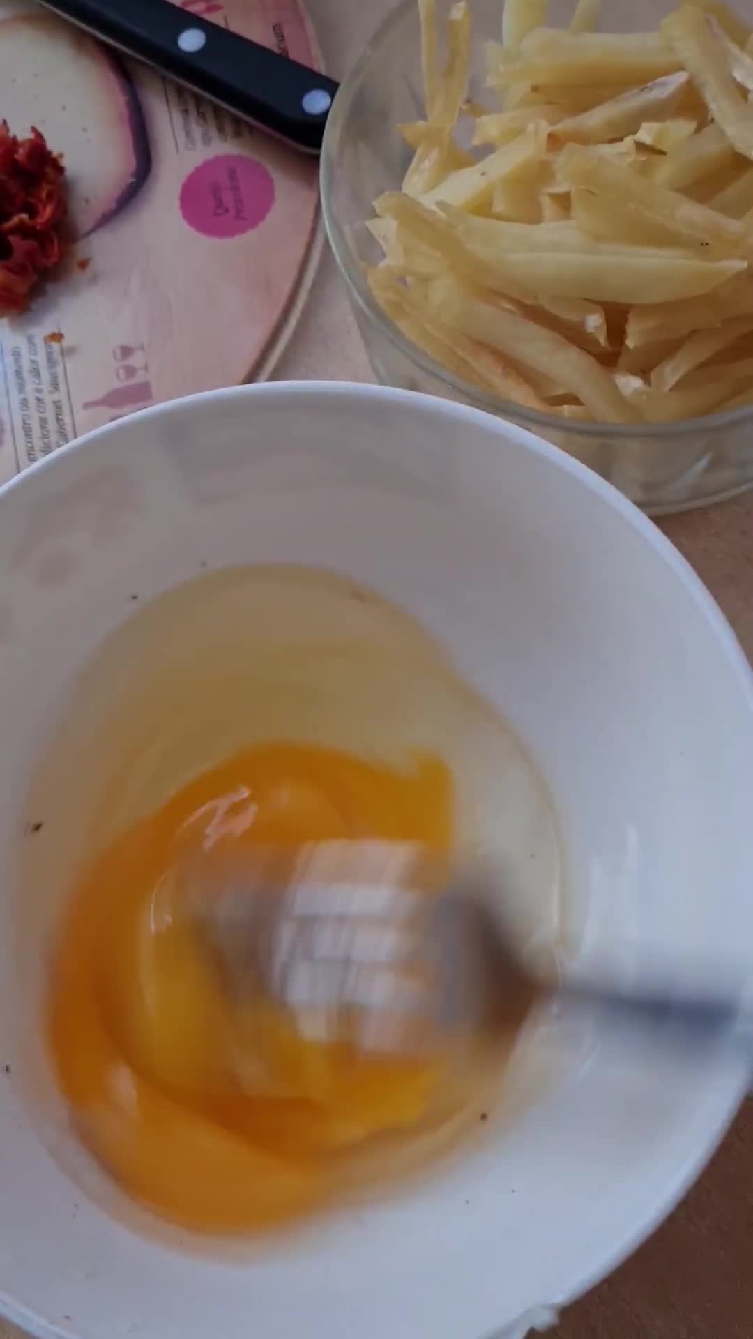 Foto del paso 3 de la receta: Revuelto Gramajo 🇦🇷 (adaptación vegetariana y más livianita by Mate Amargo 🧉)