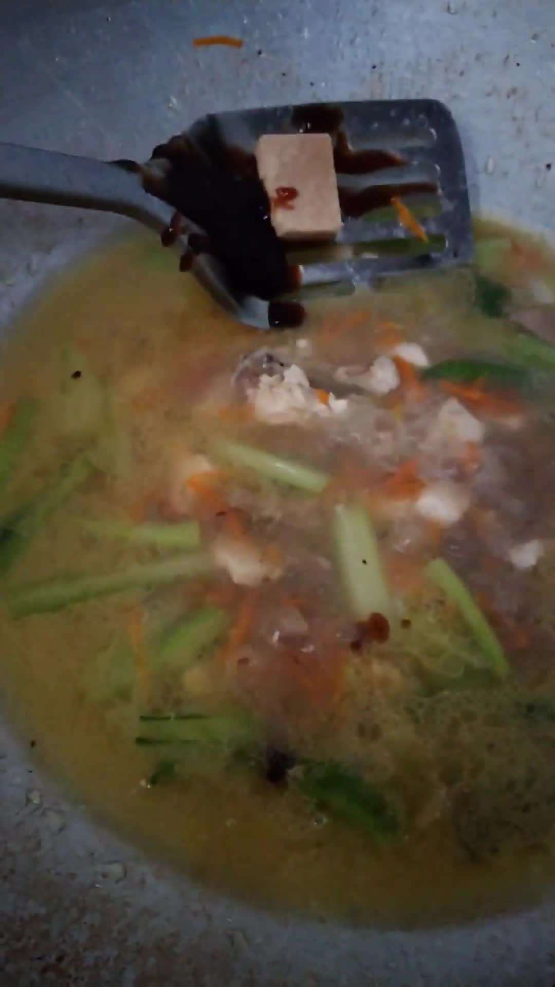 Gambar langkah 2 resipi Bihun Singapore.