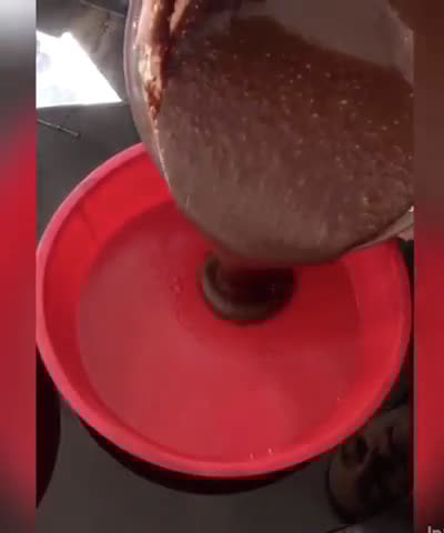 A picture of step 4 of Chocolate cake🍰.