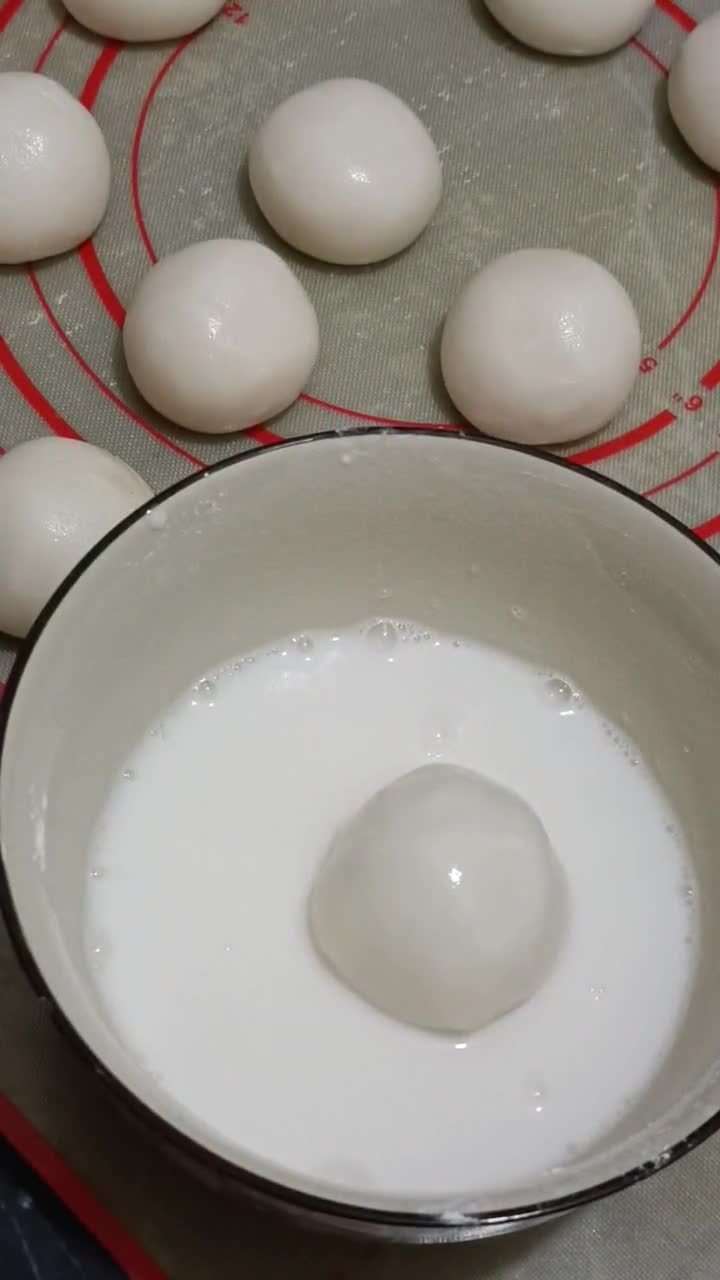 Gambar langkah 7 resipi Kuih Bom Bijan /Kuih Bom/Onde-Onde.