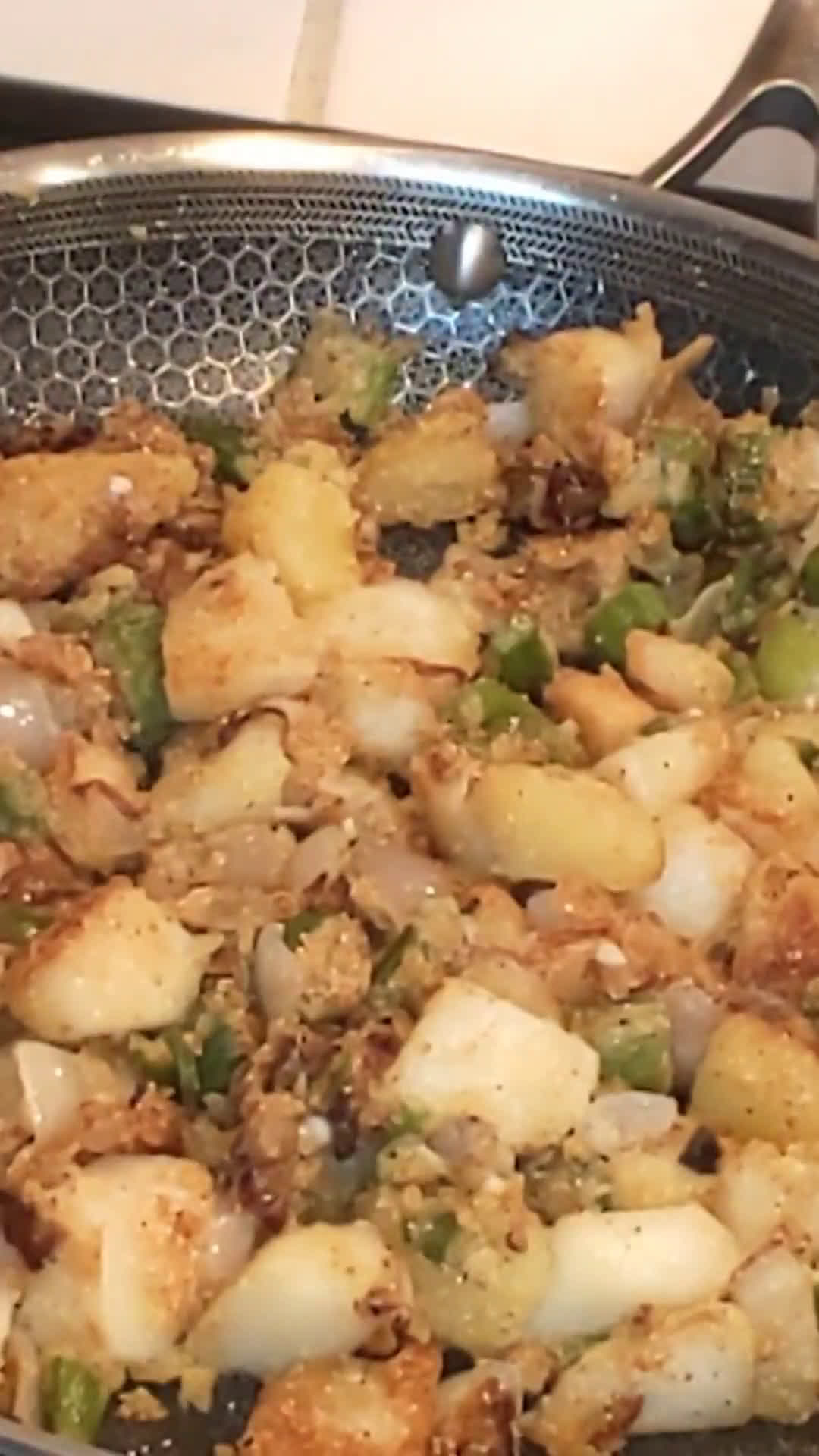 A picture of step 6 of Country Fried Okra.
